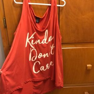 Kinda don’t care shirt